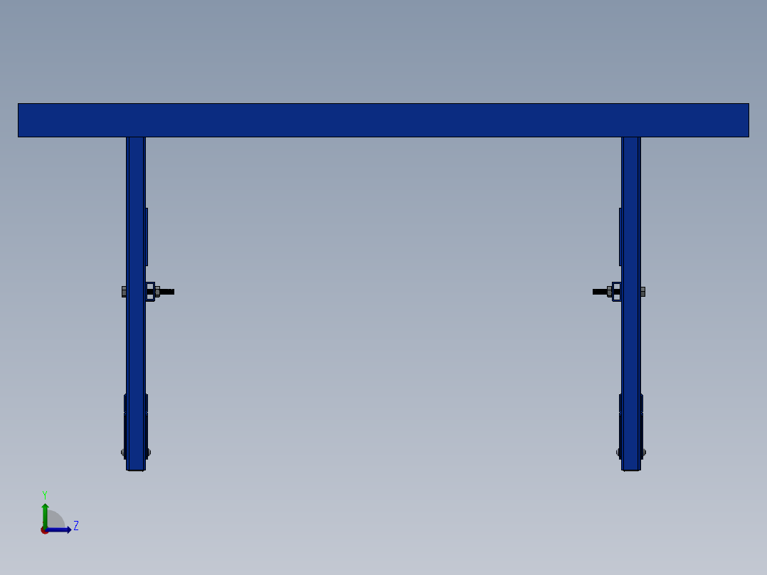 乒乓球、乒乓球拍左视图