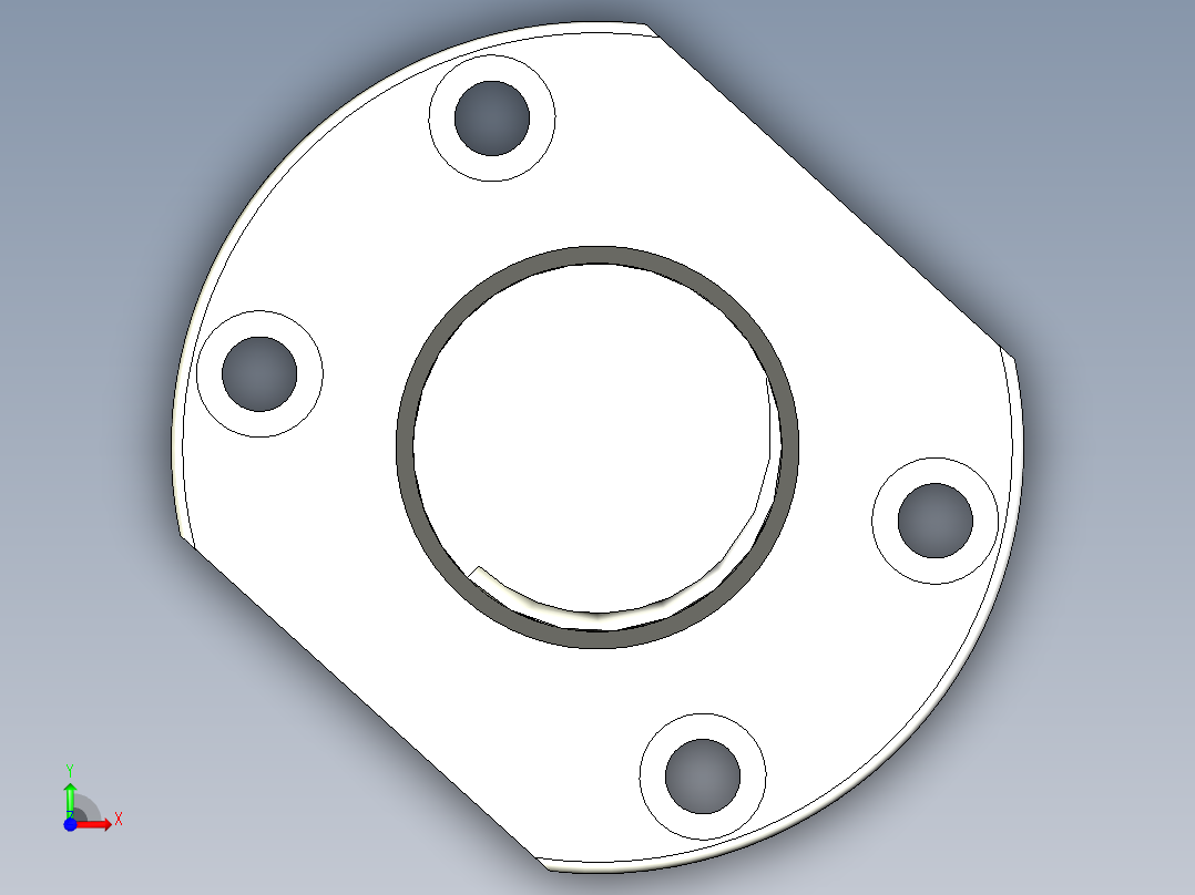 SFM滚珠丝杆前视图