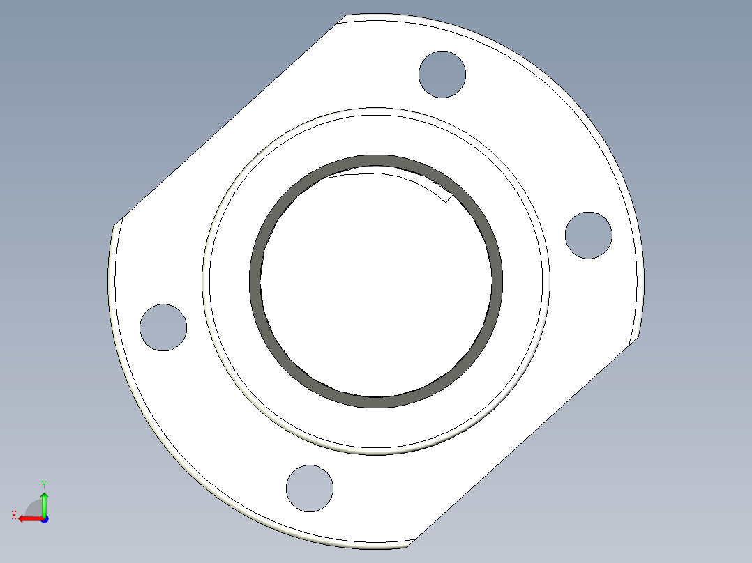 SFM滚珠丝杆后视图