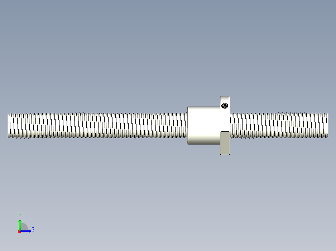 SFM滚珠丝杆左视图
