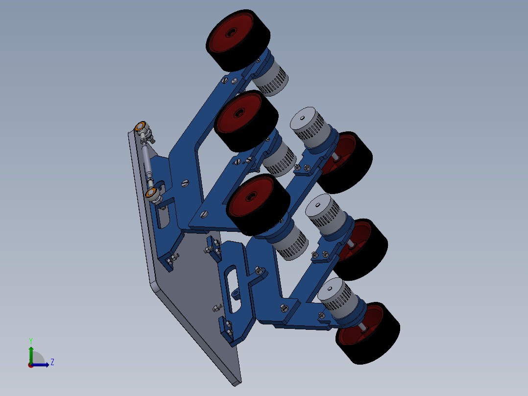 AGV小车、AGV(64)左视图