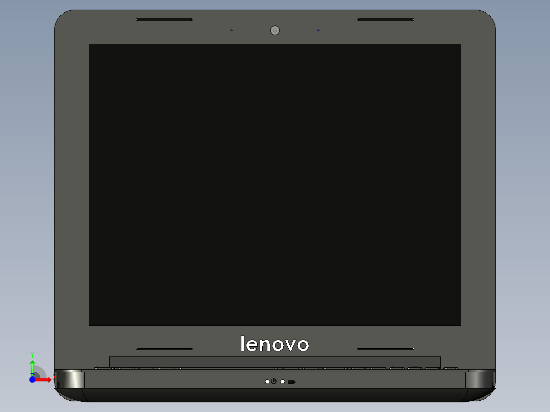 B2005288-联想Z5070笔记本电脑前视图