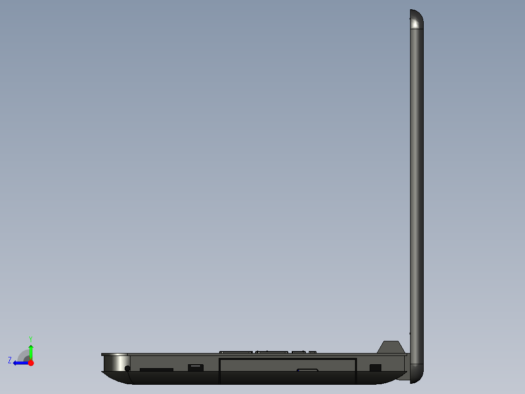 B2005288-联想Z5070笔记本电脑右视图