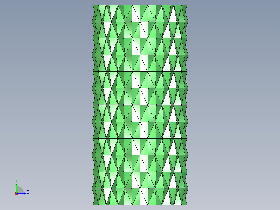 菱形面圆柱体左视图