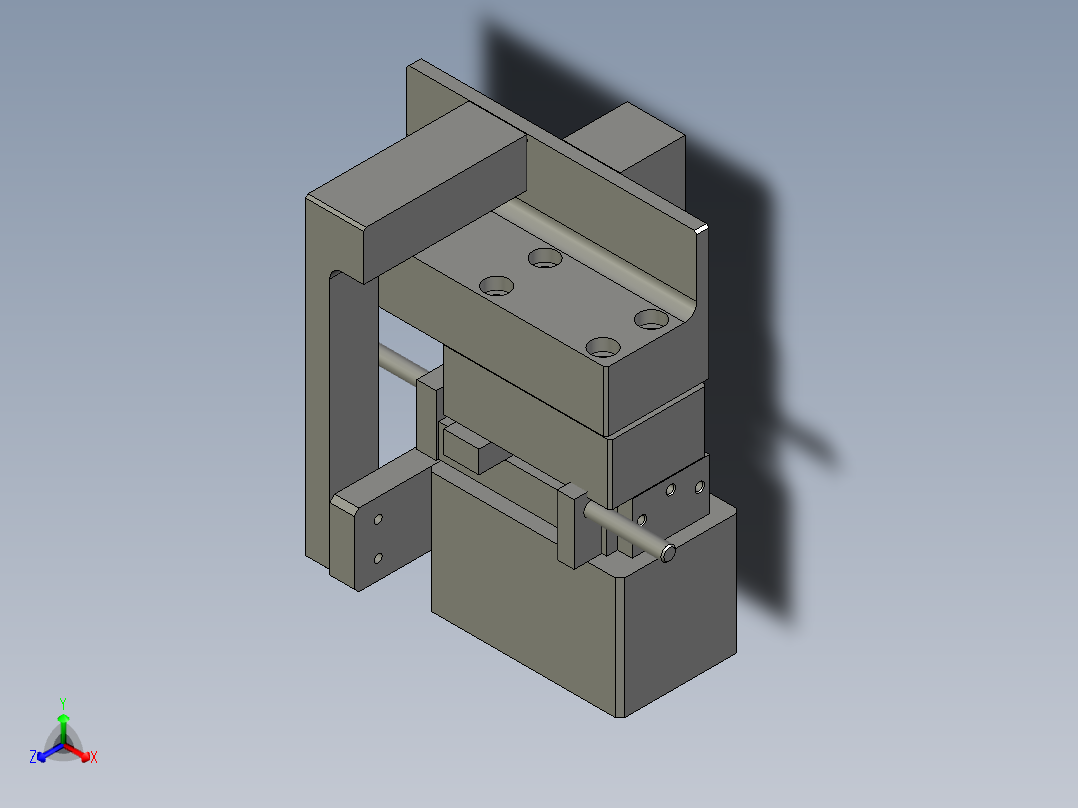 LM23006-左右分料2正等轴测图