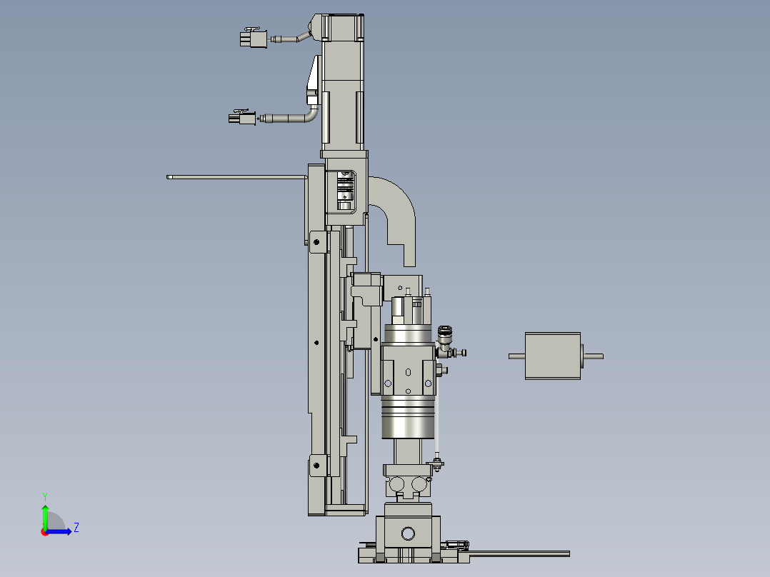 TW18A52V10-03-01-03-00上料机械手Z轴左视图