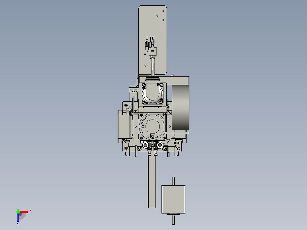 TW18A52V10-03-01-03-00上料机械手Z轴俯视图