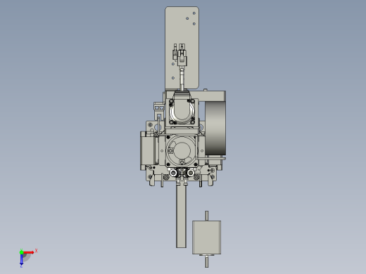 TW18A52V10-03-01-03-00上料机械手Z轴俯视缩略图