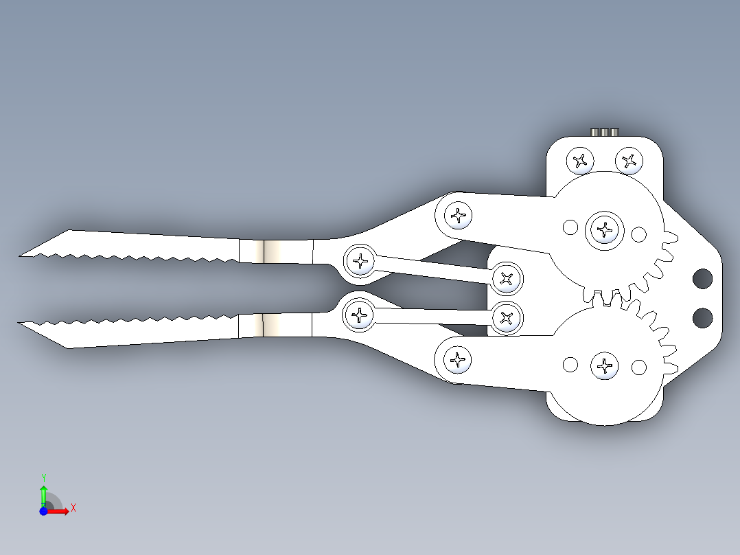 多功能机械手前视图