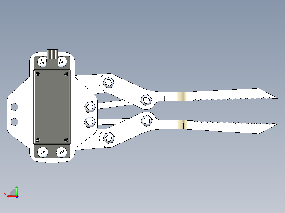 多功能机械手后视图