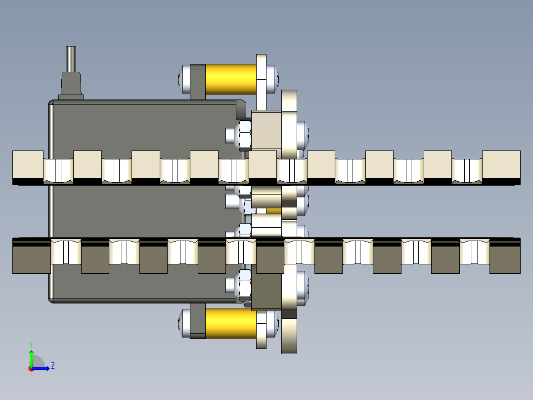 多功能机械手左视图