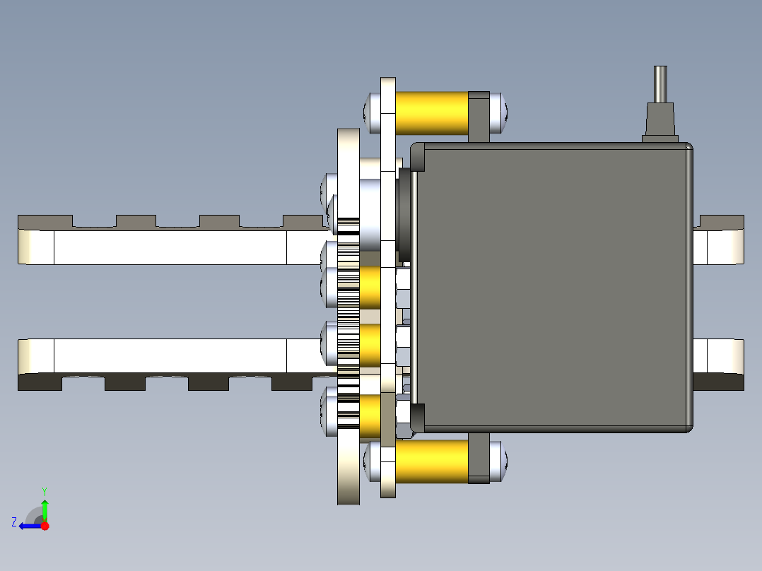 多功能机械手右视图