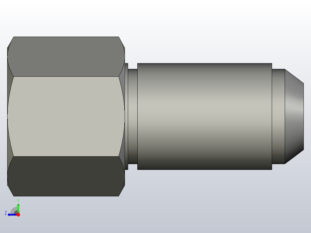 12 wgtx s硬管接头右视图