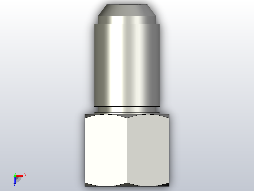 12 wgtx s硬管接头俯视图