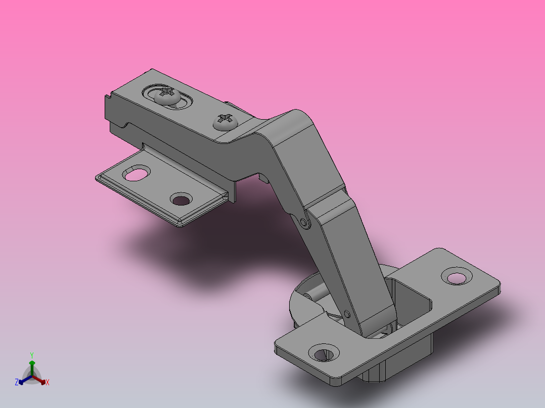 OU22铰链[OU22-5-14.5]主视图