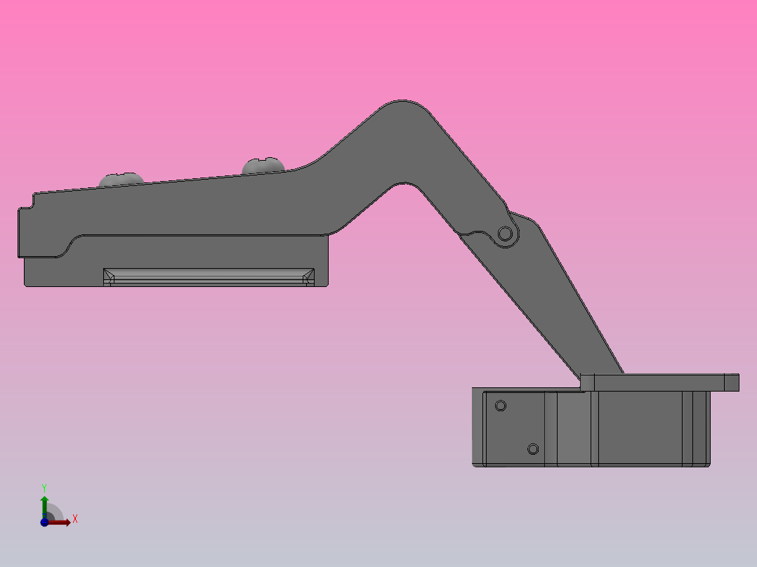 OU22铰链[OU22-5-14.5]前视图