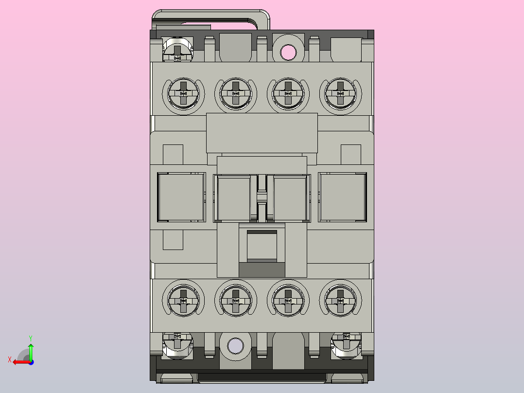 正泰接触器CJX2-0901 24V后视图