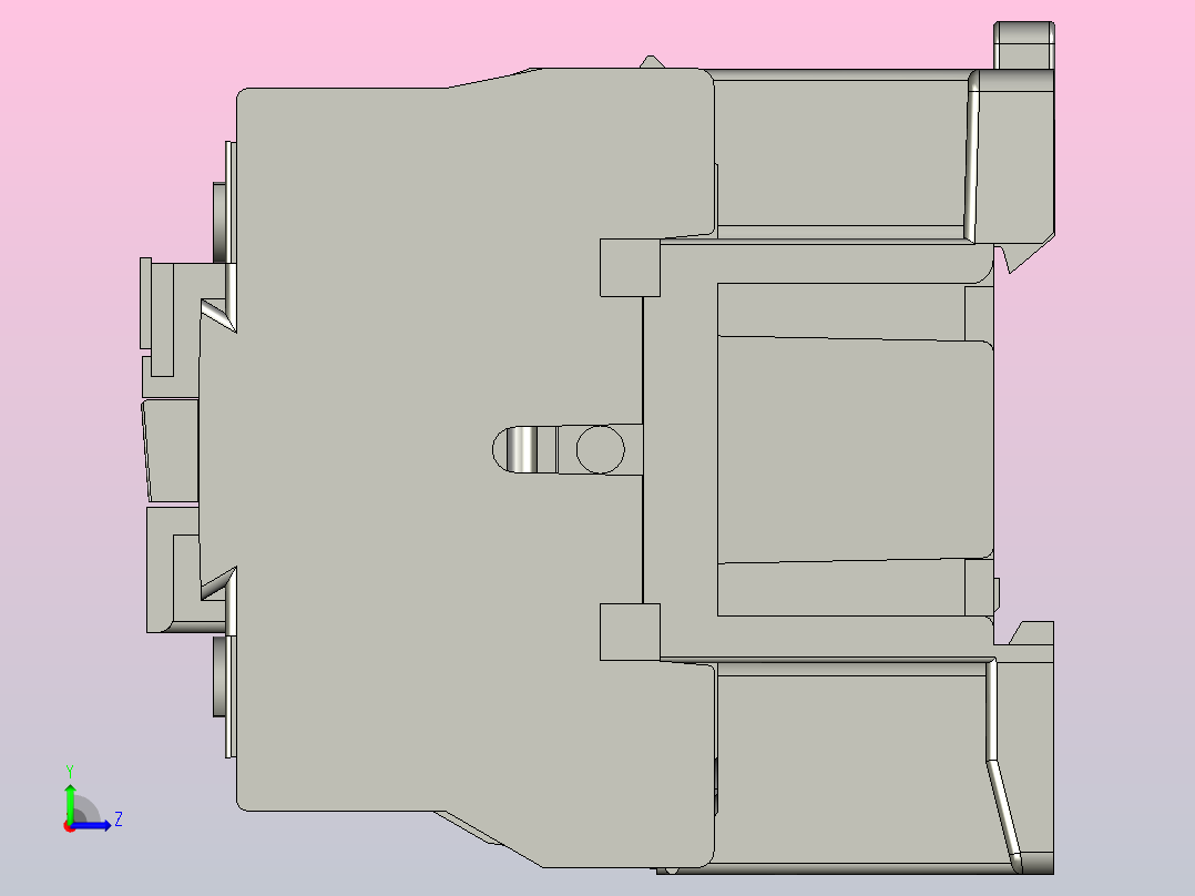 正泰接触器CJX2-0901 24V左视图