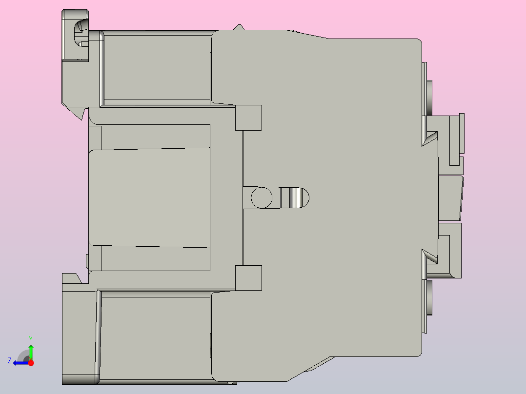 正泰接触器CJX2-0901 24V右视图