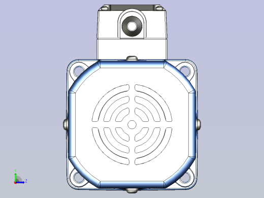 YB电磁制动电机 90yb04左视缩略图