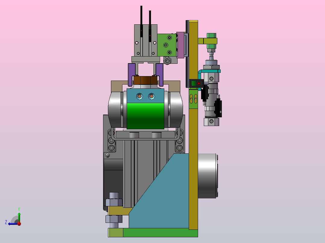 A16 同步带上料机构右视图