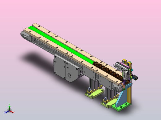 A16 同步带上料机构正等轴测缩略图