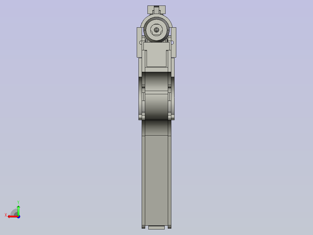 Mk2手枪后视图