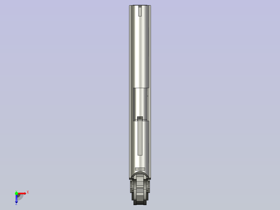 Mk2手枪俯视图