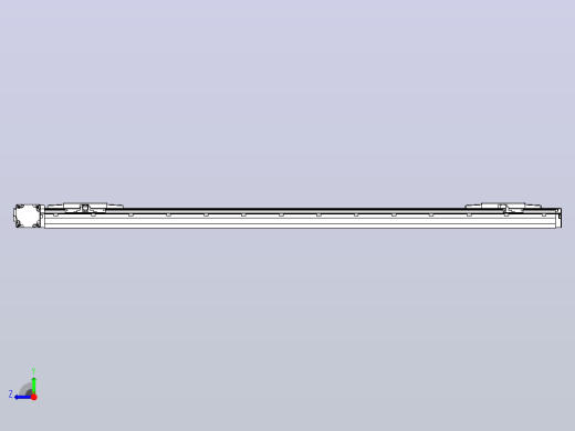 皮带直线轴双滑块型TPA-GCBS-120-P70-L450-DL-M20-N3右视缩略图