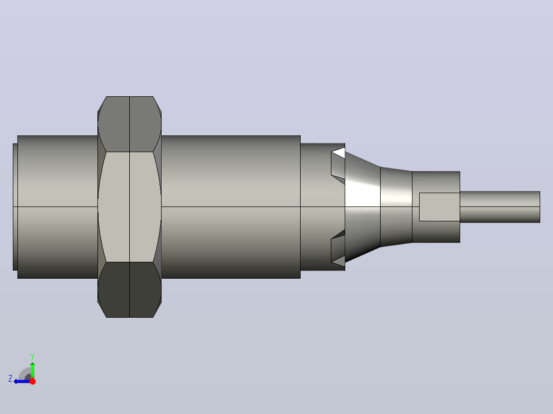 接近开关传感器E2B-M18KS05-WZ-C1右视图