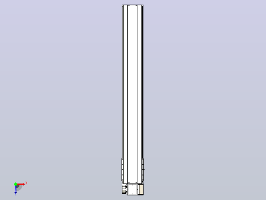 皮带直线轴半封闭可选导轨TPA-HNB-220D-176-L1450-RP-C-P1K-N3俯视缩略图