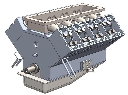 通用增压 DOHC V8 发动机缩略图