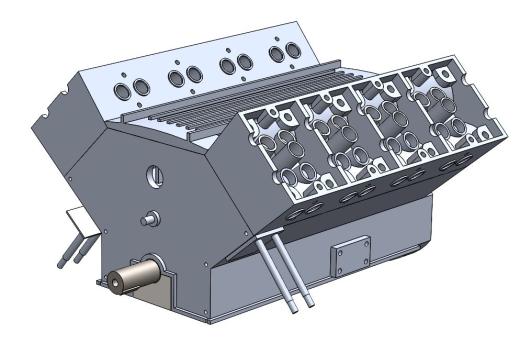 通用增压 DOHC V8 发动机缩略图