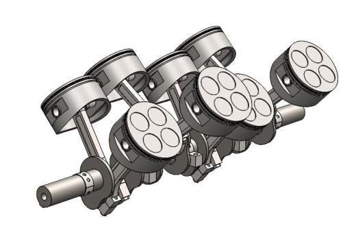 通用增压 DOHC V8 发动机缩略图