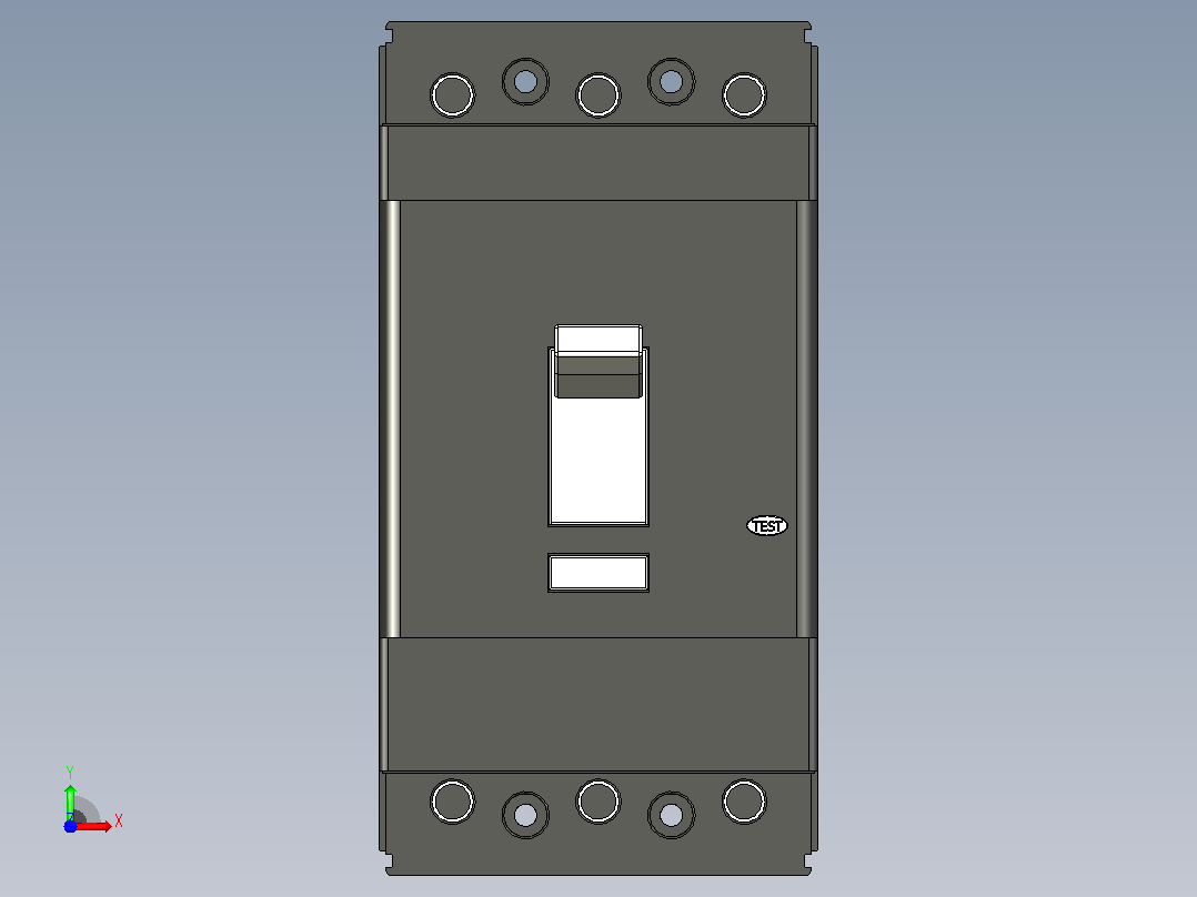ABB MCCB Tmax SACE T4 3p断路器前视图