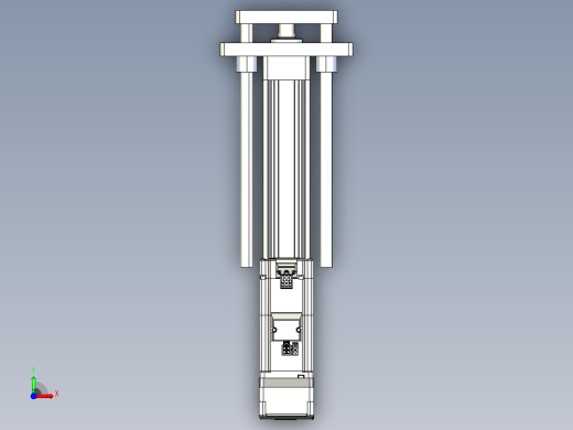 轻载电动缸TPA-ESR40-1210C-L200-MR-QDX-W-P40-C3前视缩略图