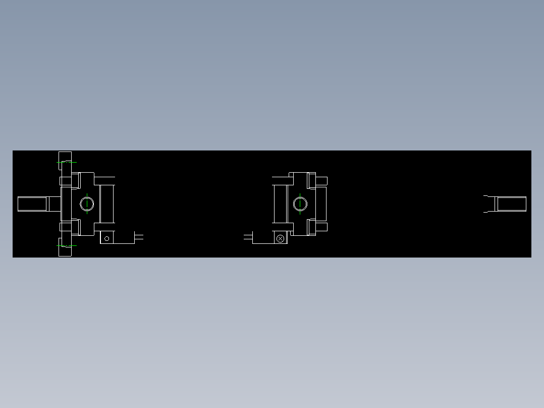 SMC气缸CDA2KWF40_B图纸