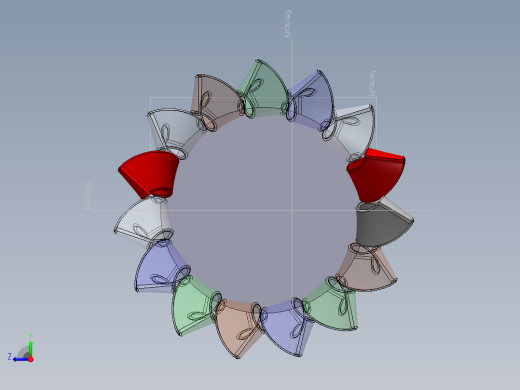 发光二极管的灯模型右视缩略图