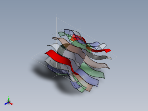 发光二极管的灯模型正等轴测缩略图