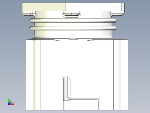 气泵泵体原件前视缩略图