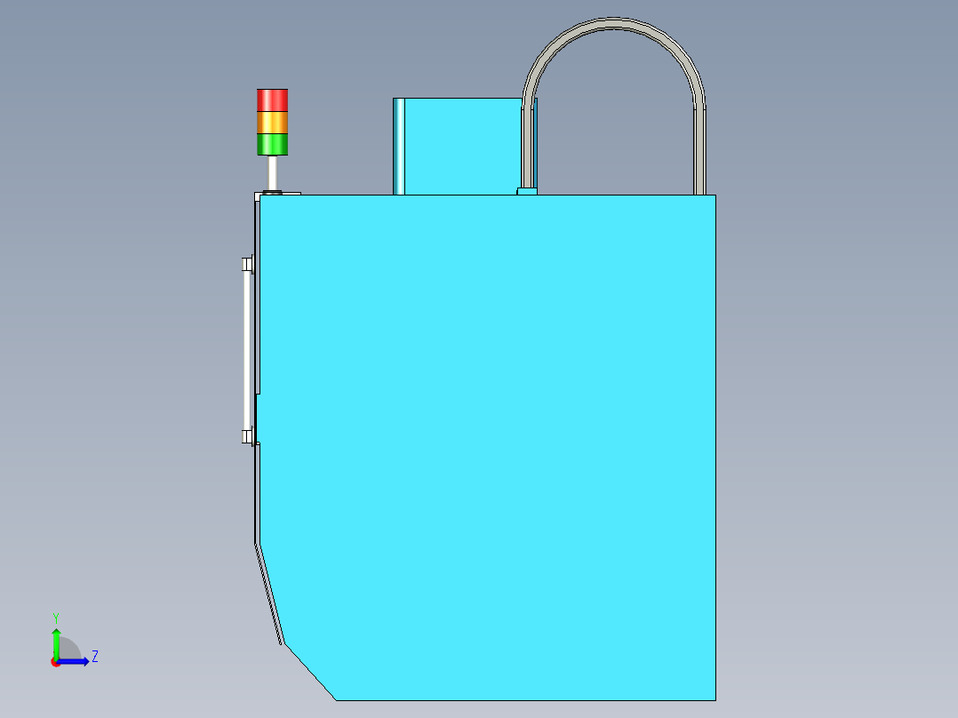 B08-加工中心左视图