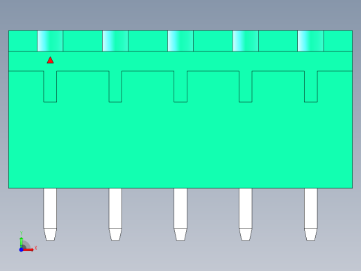 DEGSON 2EDG 系列 5.0mm 可插拔接线端子组-2EDGVC-5.0-05P-14-00AH前视缩略图