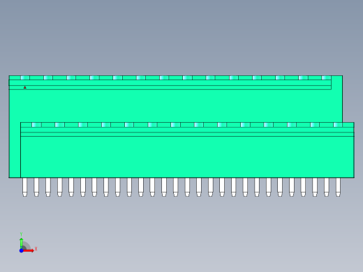 DEGSON 2EDG 系列 5.0mm 可插拔接线端子组-2EDGVTC-5.0-28P-14-00AH前视缩略图