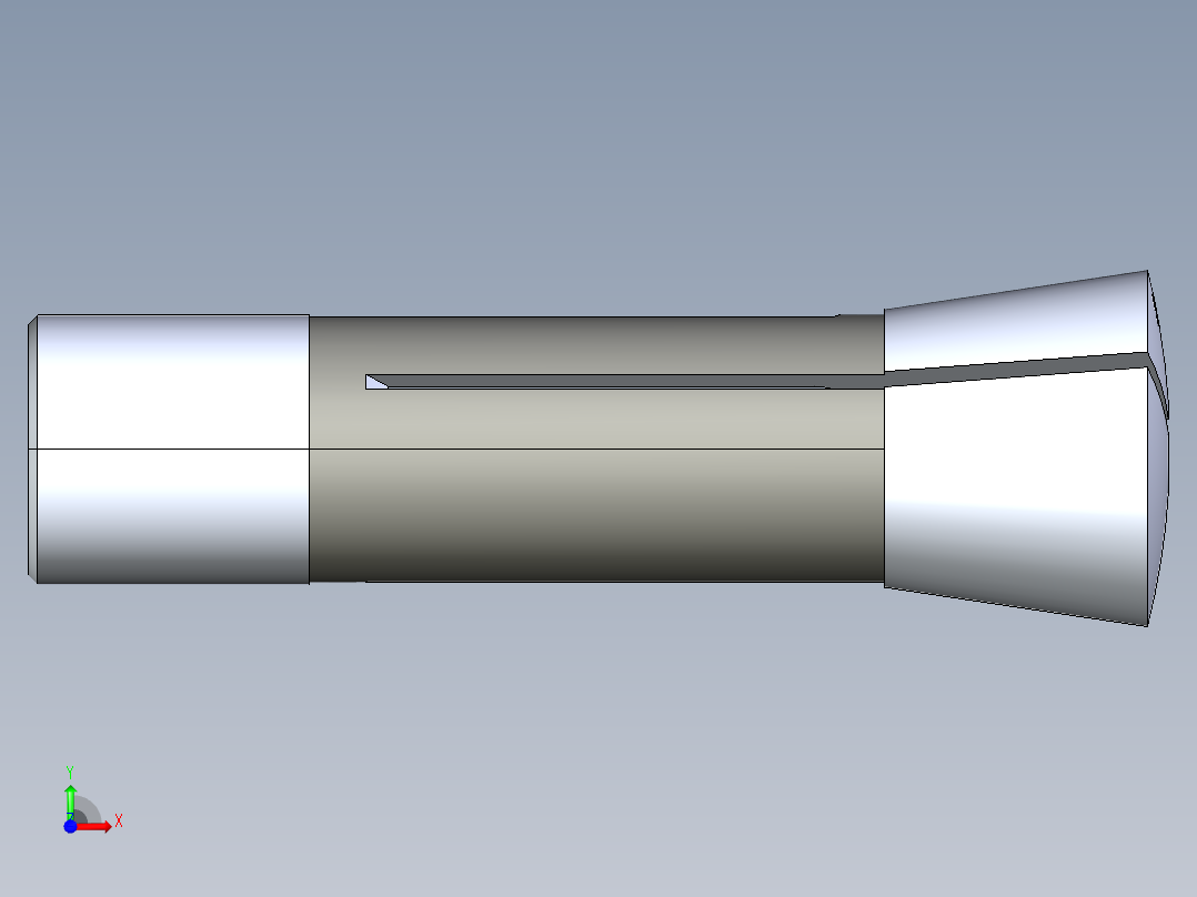 R8-夹头组-R8 COLLET 0.312.STEP前视图