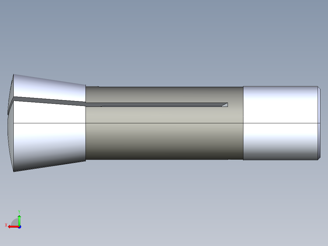 R8-夹头组-R8 COLLET 0.312.STEP后视图