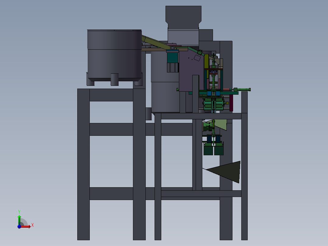滚动部件组装机前视图