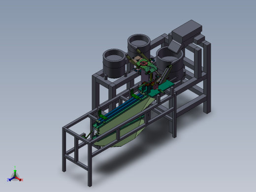 滚动部件组装机正等轴测缩略图