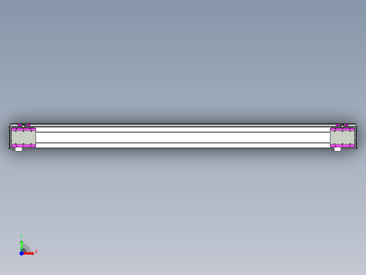 威洛博LC系列3d模型模组2LC14S1Y-S1850前视缩略图