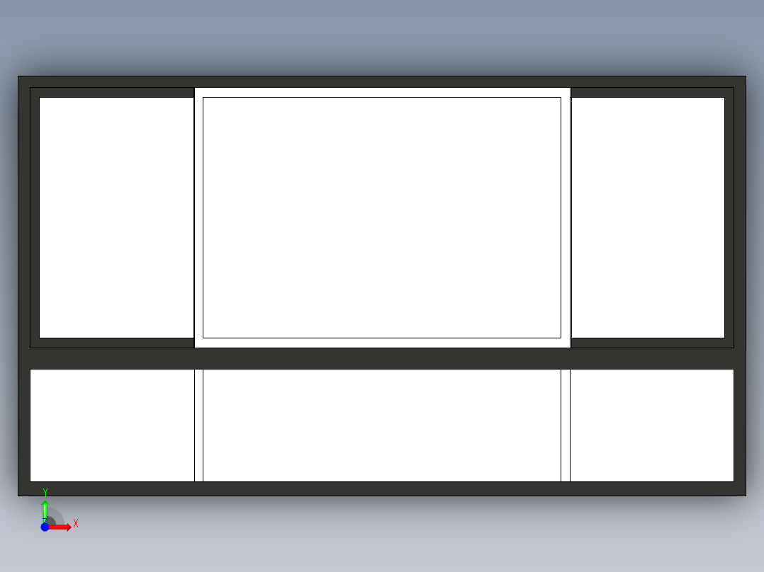 房子窗户系列前视图