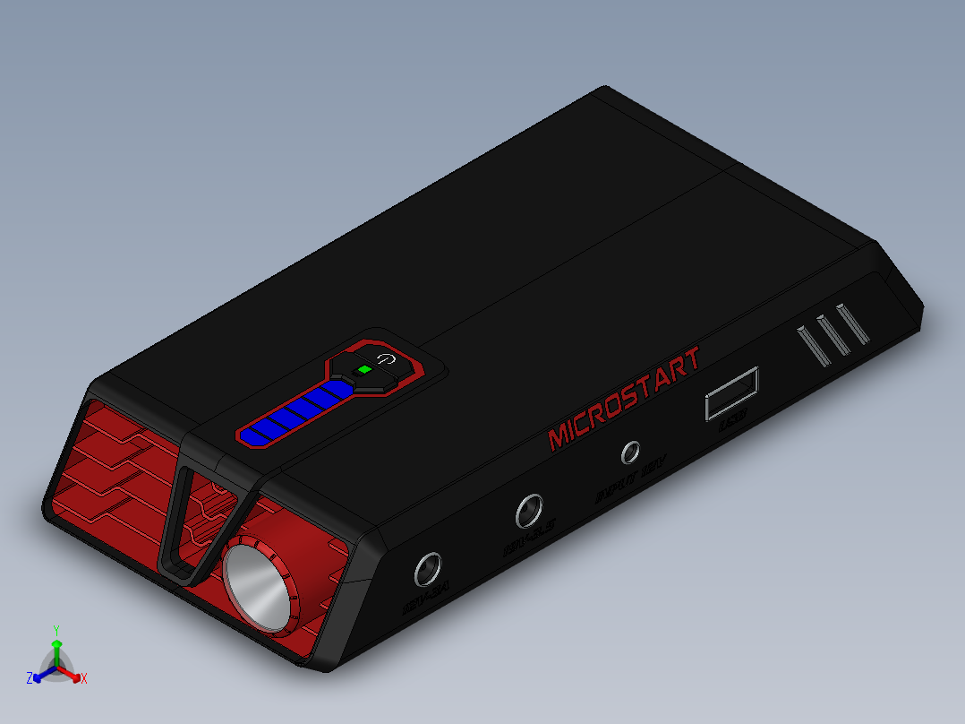 投影仪正等轴测图